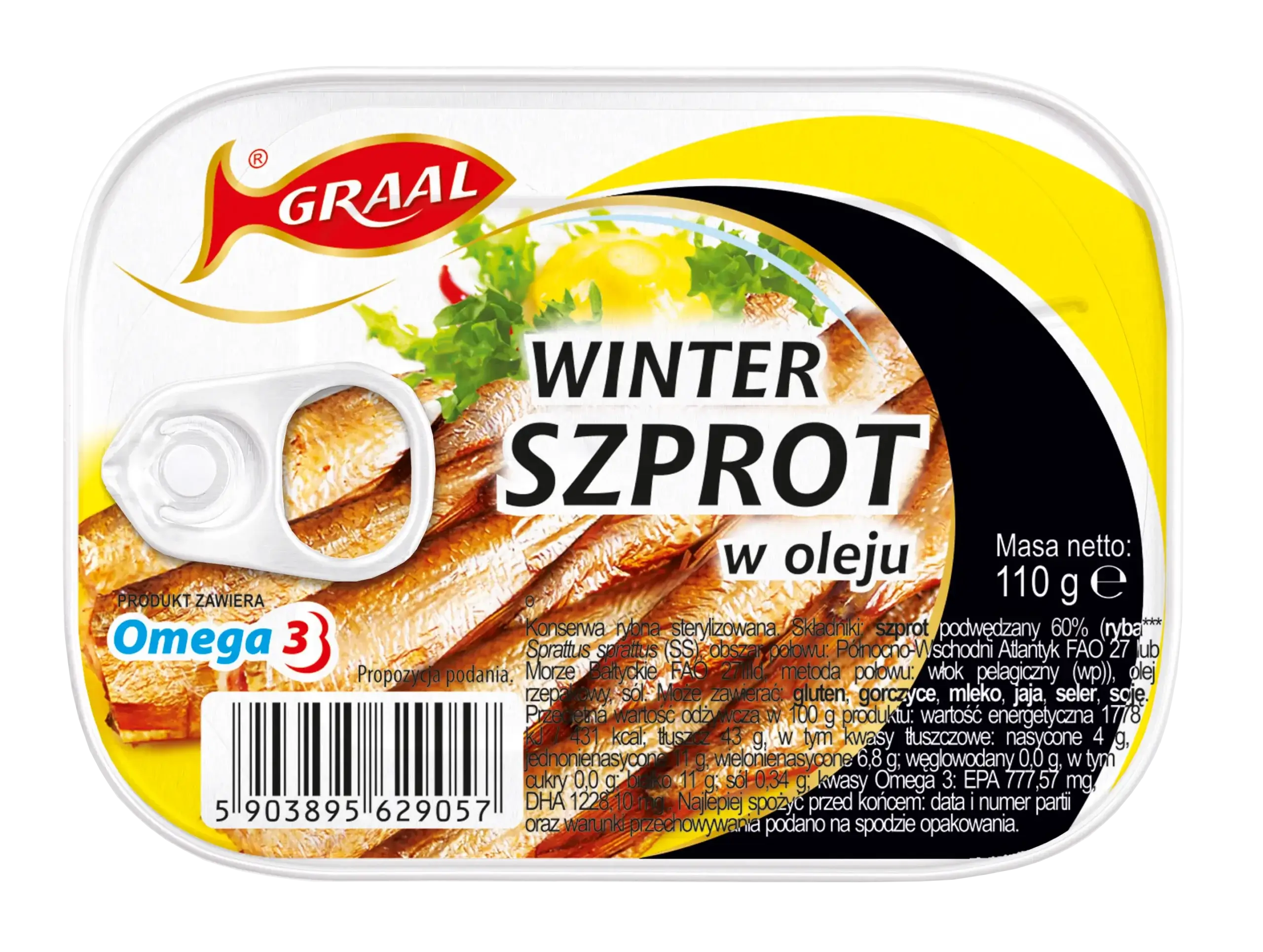 Szprot WINTER w oleju 110g