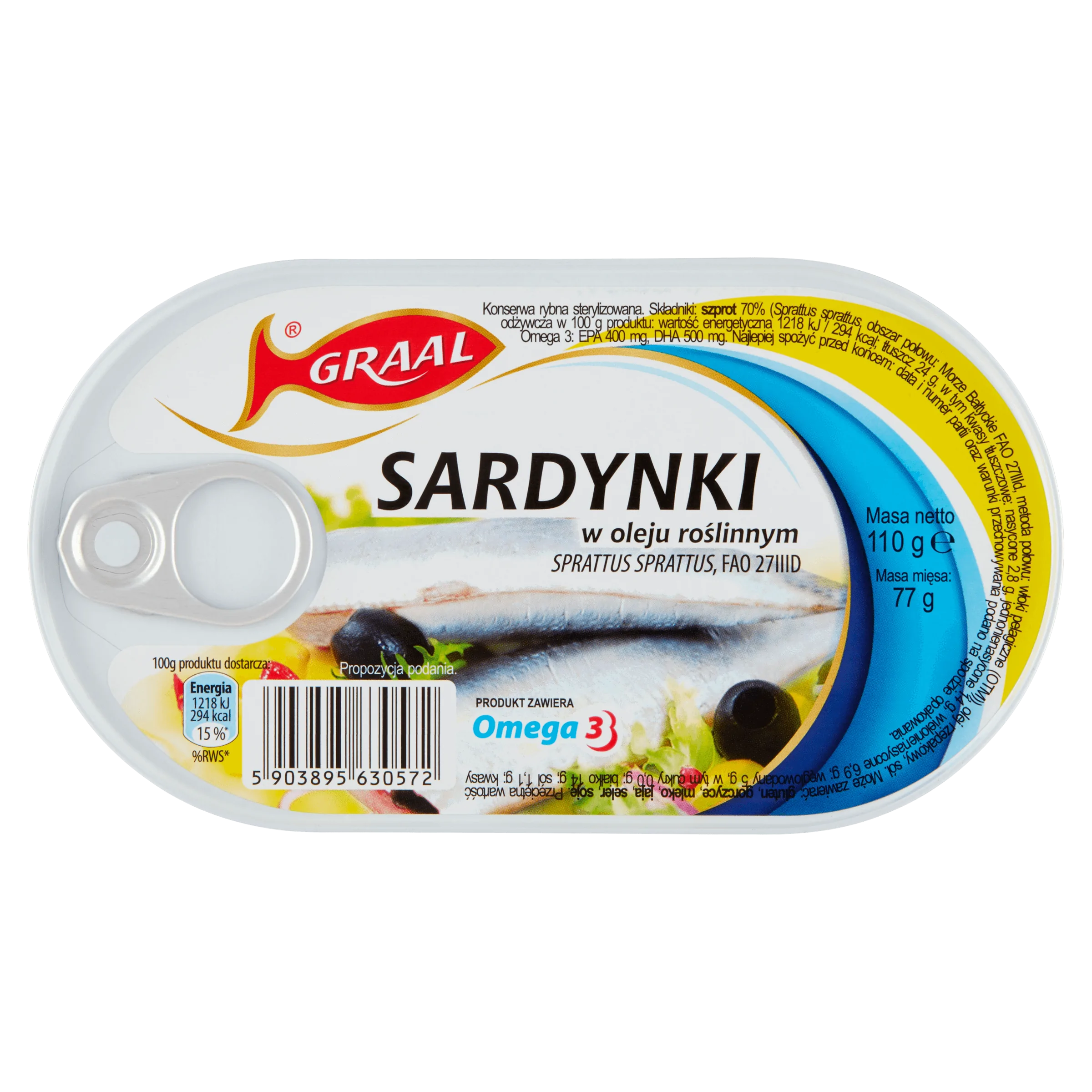 Sardines in vegetable oil