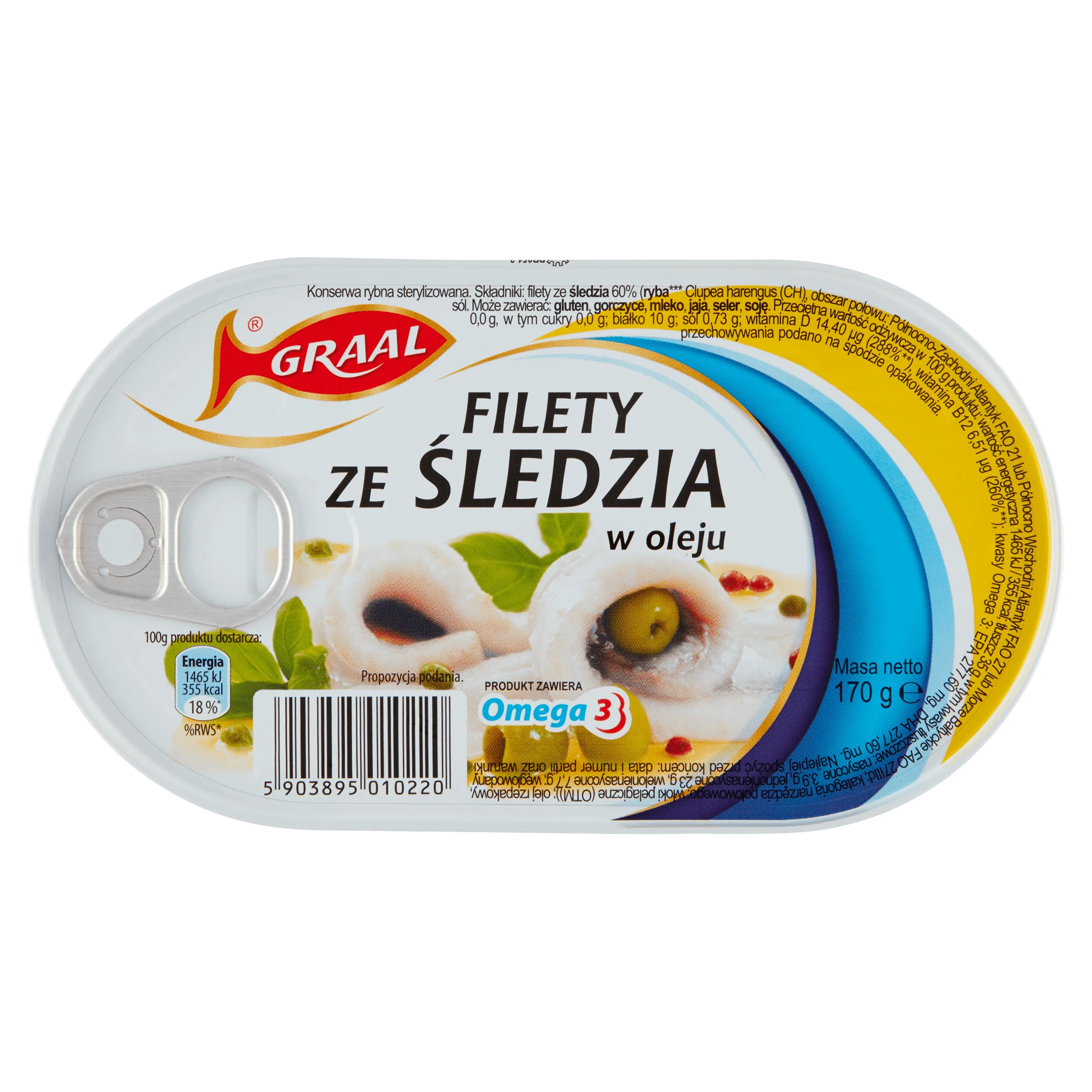 Herring fillets in oil