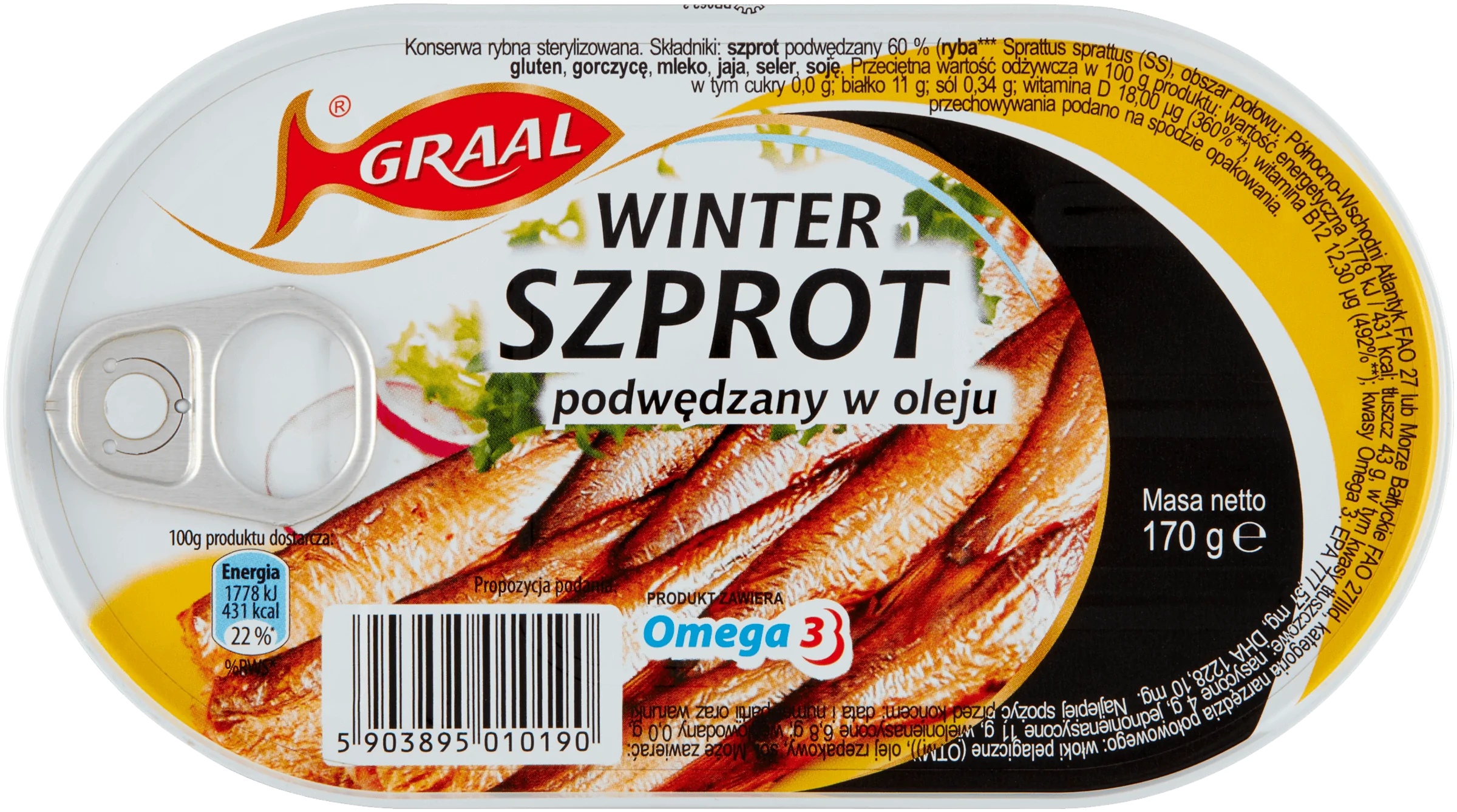 Winter Sprat in oil